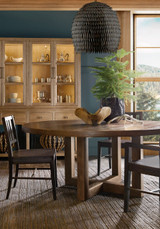 Hooker Furniture Driftwood Light Wood Display Sideboard