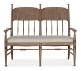 Hooker Furniture Americana Dining Medium Wood Bench