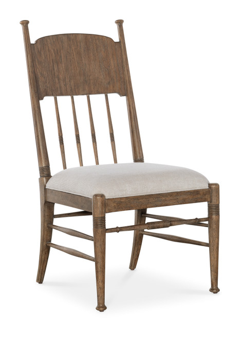 Hooker Furniture Americana Upholstered Seat Medium Wood Side Chair (2 per ctn/price ea)