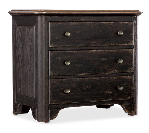 Hooker Furniture Americana Molasses Three-Drawer Nightstand