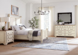 Hooker Furniture Americana Queen Cream Panel Bed
