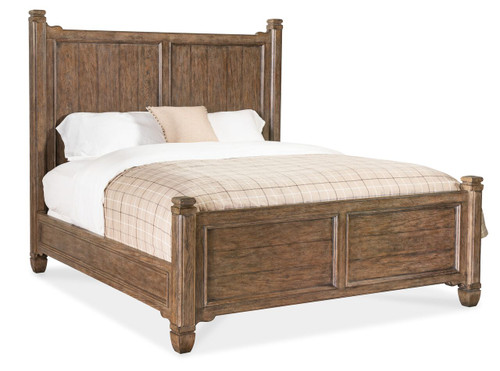 Hooker Furniture Americana Queen Medium Wood Panel Bed