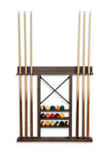 Nixon Billiards Hunter Wall Cue Rack Available at Sawyer Twain.