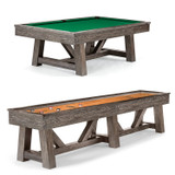 Brunswick Botanic Pool Table & Shuffleboard Table Combo