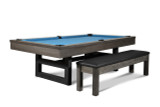 McKay Slate Pool Table in Charcoal Wash | Nixon Billiards