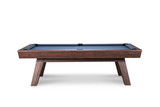 Showcasing the stunning antique coffee finish of the George Slate Pool Table, this luxurious piece effortlessly elevates any game room or home bar. The rich hues of the alder wood bring sophistication to every shot.