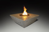 Athena Olympus Square Fire Pit Table - White | Sawyer Twain USA