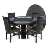 Ginza Premium Poker Table in Black | Dining Top Option | Sawyer Twain USA