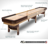 Deluxe Hybrid Shuffleboard | Made in the USA