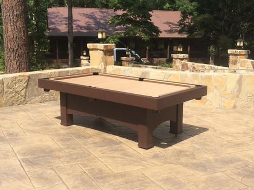 Doc & Holliday All Weather Outdoor Pool Table Available at Sawyer Twain.