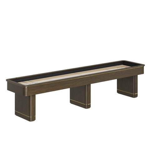 Plank & Hide Deco Shuffleboard Table in Brushed Greige