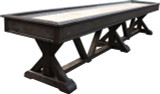 Playcraft Brazos Shuffleboard Table in Weathered Black | Pro-Style | 12', 14', 16'