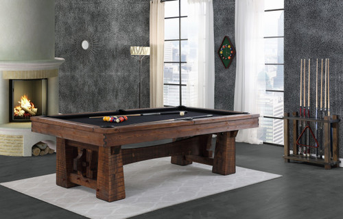 Bull Run Billiards Table by Playcraft. Includes your choice of color felt and FREE SHIPPING USA.