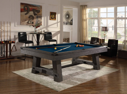 Yukon Slate Pool Table available in two sizes with a dining top