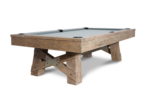 Nixon Billiards Georgia Pool Table in Weathered Natural  | FREE Shipping USA