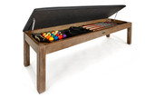 Brunswick Billiards Centennial Storage Bench in Espresso