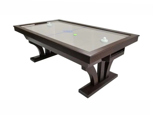 Experience the allure of a furniture-style air hockey table with the Dynamo Venetian Air Hockey Table by Sawyer Twain. This custom masterpiece, handcrafted in the USA, marries high-performance gameplay with a refined, Venetian-inspired design that elevates any game room. Boasting robust solid wood construction and reinforced legs for superior stability, it delivers an ultra-quiet Dyna-Blast™ performance paired with an impact-resistant playfield—ideal for both competitive tournaments and memorable family game nights. Every detail, from elegant custom finishes to meticulous white glove installation, is a testament to quality and sophistication. An investment in both fun and style, this table transforms your space into a luxurious entertainment hub.






