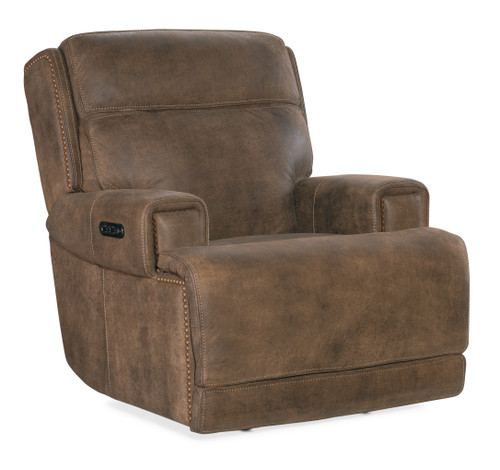 Hooker Furniture Wheeler Power Recliner with Power Headrest