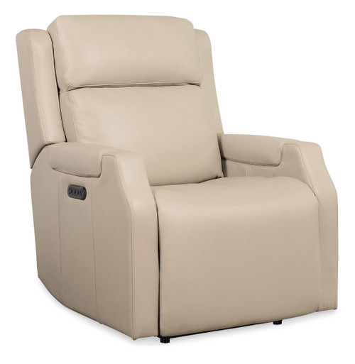 Hooker Furniture Nelson Zero Gravity Power Recliner with Power Headrest and Lumbar in Salvo Beige