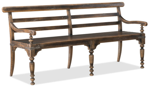 Hooker Furniture Hill Country Helotes Dining Bench