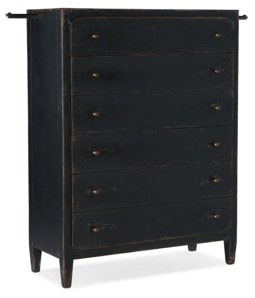 Hooker Furniture Ciao Bella Six-Drawer Chest- Black