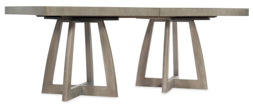 Hooker Furniture Affinity 78in Rectangle Pedestal Dining Table w/2-18in Leaves