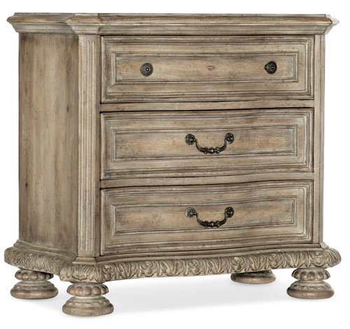 Hooker Furniture Castella Three Drawer Nightstand