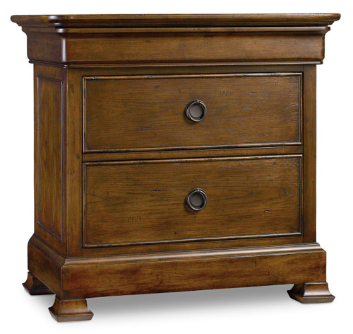Hooker Furniture Archivist Three-Drawer Nightstand