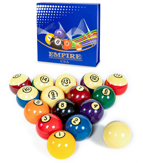Premium Billiards Ball Set design with solid Resin