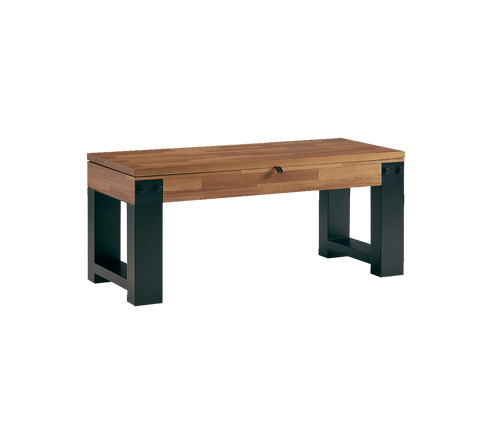 American Heritage Knoxville Multi-functional Storage Bench in Acacia