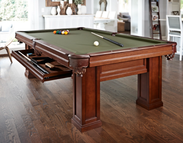 It began with the ever-classic pool table,