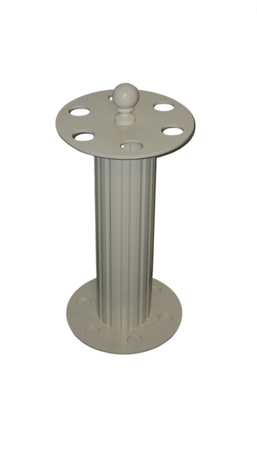 Montenegro All Weather Outdoor Pool Cue Floor Rack Available at Sawyer Twain. 